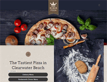 Tablet Screenshot of mykingspizza.com